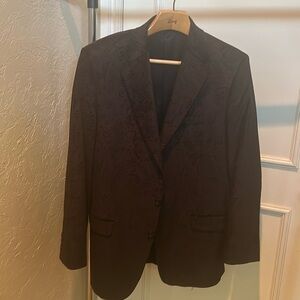 S. Cohen Montreal Black Paisley Men’s 44L Blazer